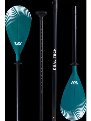 Vâslă AQUA MARINA Dual-Tech 2v1 combo 2024 VERDE