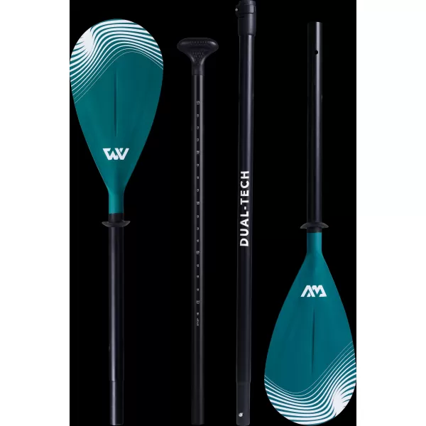  Vâslă AQUA MARINA Dual-Tech 2v1 combo 2024 VERDE 