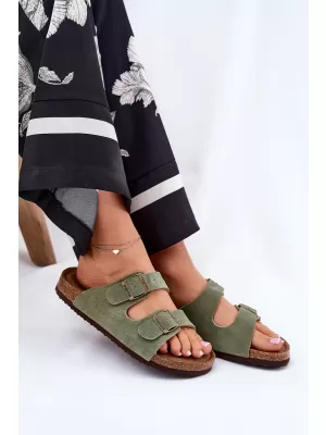 Papuci de damă BIG STAR SHOES RR274A393 VERDE