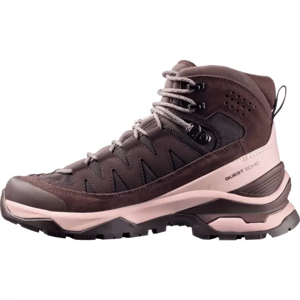  Pantofi de dama SALOMON QUEST ECHO GORE TEX L47968500 CAFEA NEAGRĂ/GRI UMBRĂ/NEGRU 