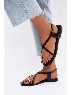 Sandale de dama BOTO BJ722 NEGRU