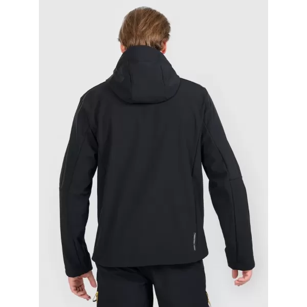  Jachetă softshell pentru bărbați 4F RAW25TSOFM506 NEGRU ADÂNC 