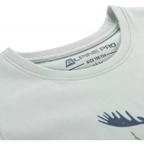 Tricou pentru copii ALPINE PRO ECOMO 4 GERMINA VARIANTA VERDE PB 