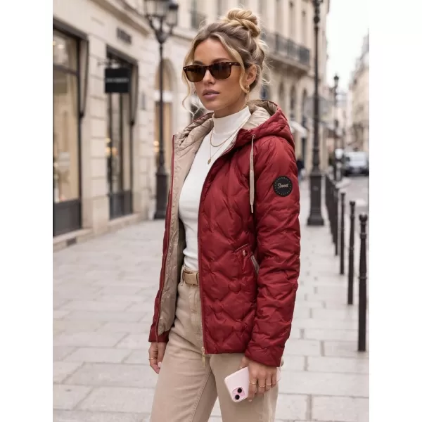  Geaca de dama DSTREET TY5885 BURGUNDIA 