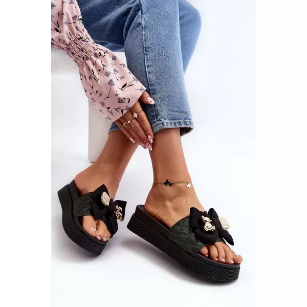  Papuci de damă BOTO SP50-1/BG146P NEGRU 