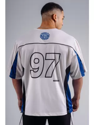 Tricou supradimensionat din jerseu 97 NEBBIA PRIMAL 885 CREMĂ