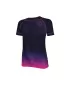 Tricou funcțional pentru copii cu mâneci scurte WAMU MOZAIKA VIOLET ÎNCHIS