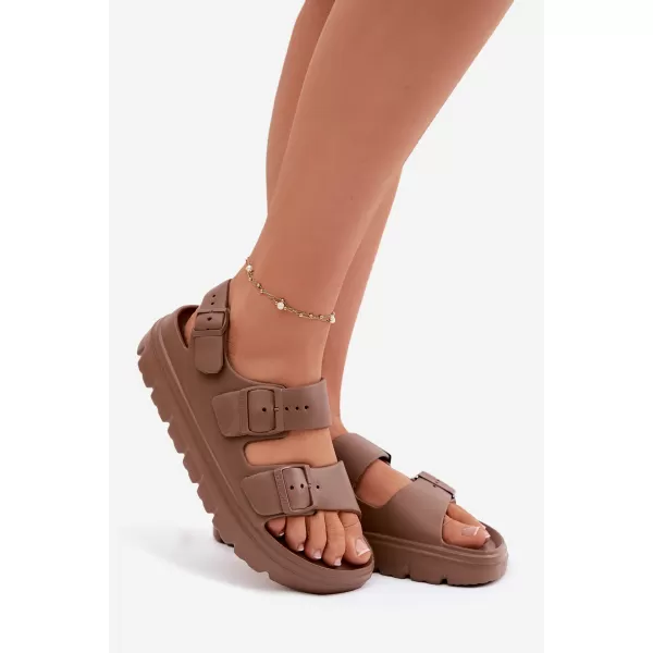  Sandale de dama BIG STAR SHOES TT274A035 MARO/BEJ 