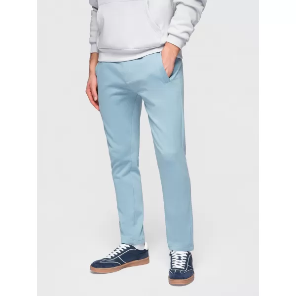  Pantaloni de trening pentru bărbați OMBRE OM-PABS-0304 ALBASTRU DESCHIS 