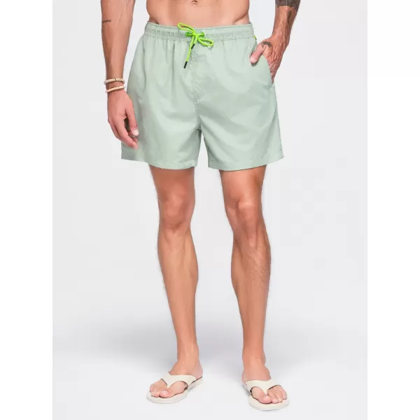  Pantaloni scurți pentru bărbați OMBRE OM-SRSS-0216 MENTĂ 