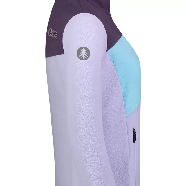  Hanorac ușor de damă din fleece NORDBLANC BEECH NBSFL8375 VIOLET 
