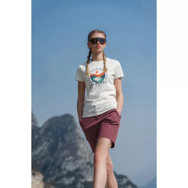  Tricou de damă NORDBLANC STARLIGHT NBSLT8176 ALB 