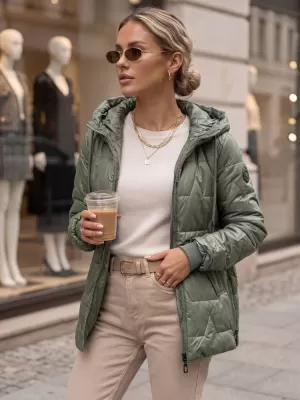 Geaca de dama DSTREET TY5802 VERDE