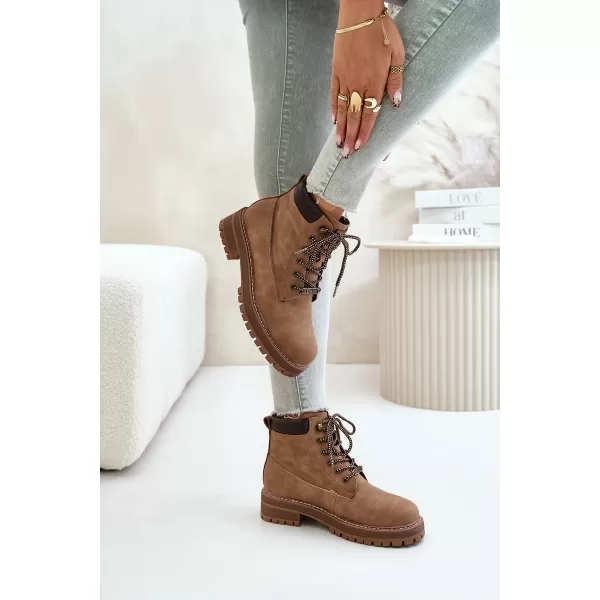  Cizme de dama BIG STAR SHOES OO274A289 MARO/BEJ 