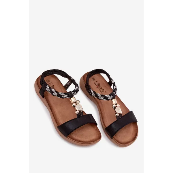  Sandale de dama S.BARSKI KV61-6051 NEGRU 