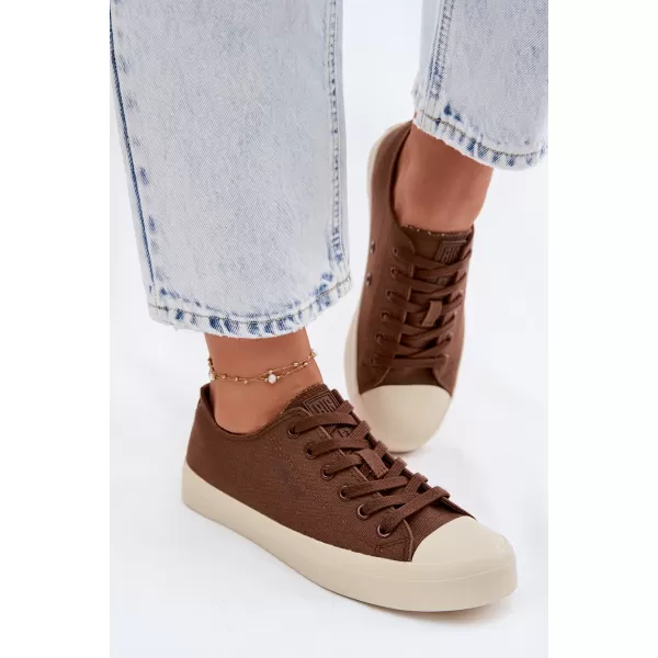  Adidași de damă BIG STAR SHOES TT274123 MARO/BEJ 