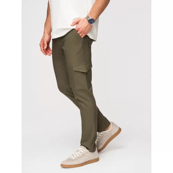 Pantaloni pentru bărbați OMBRE P1515 VERDE MĂSLINIU ÎNCHIS 