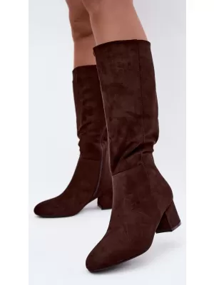 Cizme de dama S.BARSKI HY62-8131 CIOCOLATĂ