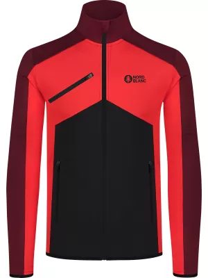 Hanorac powerfleece pentru bărbați NORDBLANC CUSP NBSFM8334 ROŞU