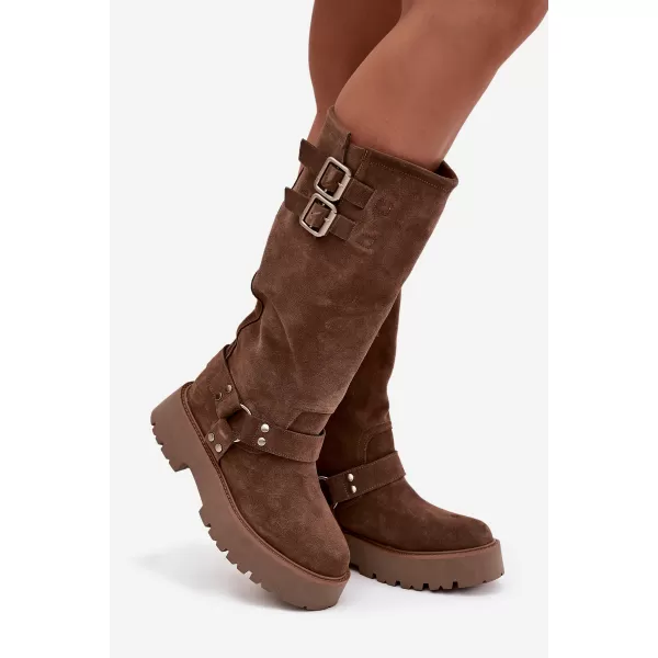  Cizme de dama BIG STAR SHOES OO274A182 BEJ 