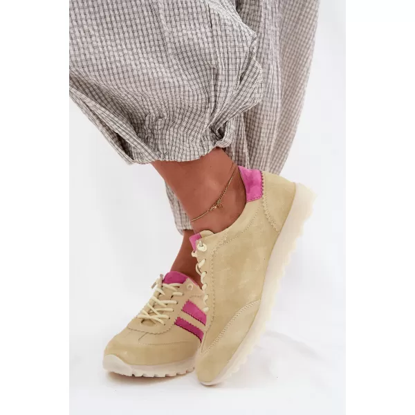  Adidași de damă BOTO GD-XW-1011 GALBEN/FUCSIA 