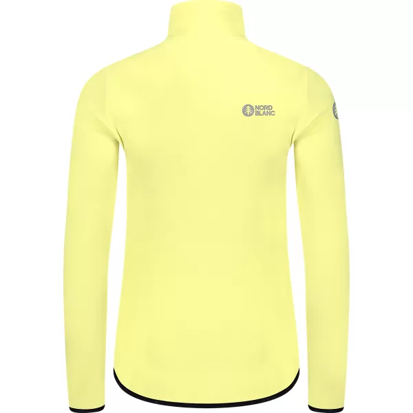  Hanorac ușor de damă din fleece NORDBLANC MAPLE NBSFL8374 GALBEN DESCHIS 
