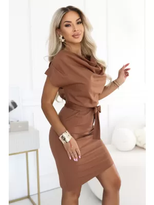 Rochie NUMOCO ROXI 240-13 MARO CIOCOLATA