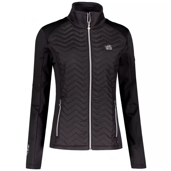  Jachetă hibridă pentru femei ALTISPORT IDONY NEGRU 