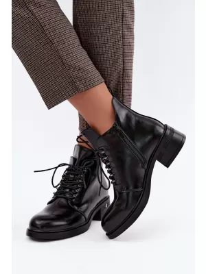 Botine de dama S.BARSKI HY62-8112 NEGRU