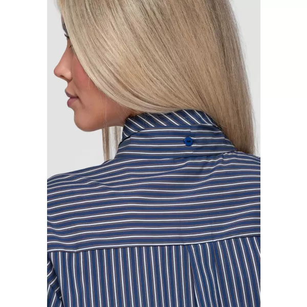  Cămașă de damă OMBRE OW-SH-E0067 ALBASTRU MARIN 