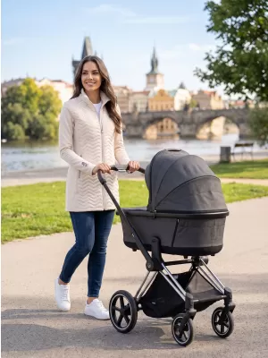 Palton hibrid de damă ALTISPORT IRYSA BEJ DESCHIS