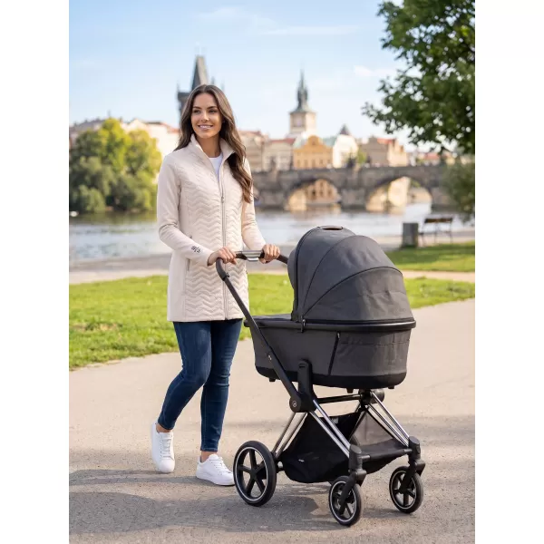  Palton hibrid de damă ALTISPORT IRYSA BEJ DESCHIS 