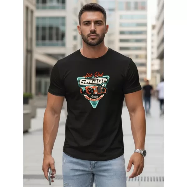  Tricou pentru bărbați DSTREET NX5093R-BK NEGRU 