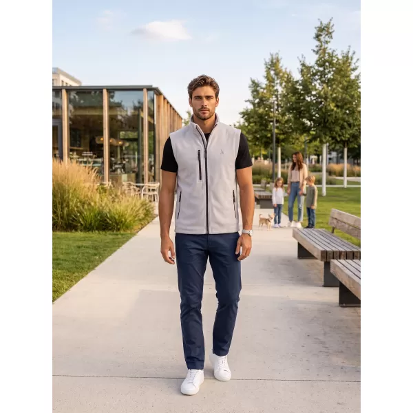  Vestă din lână pentru bărbați ALTISPORT ALM002525 GRI DESCHIS 