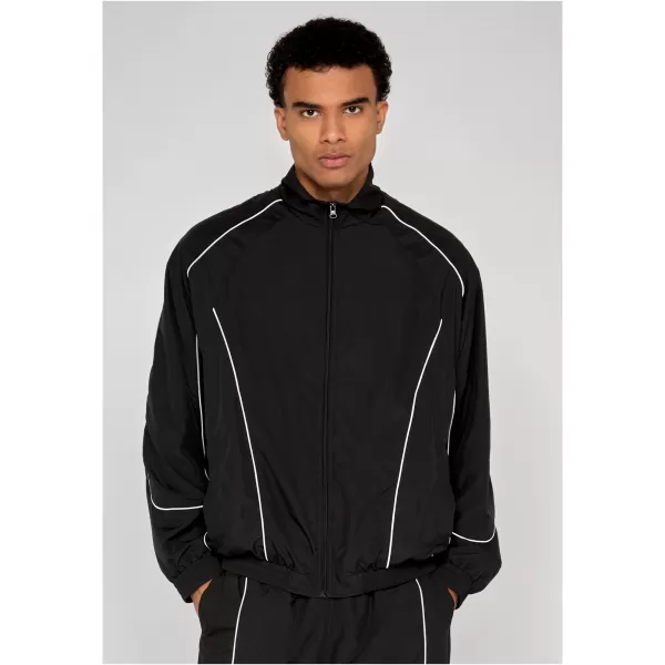  Jachetă de trening pentru bărbați URBAN CLASSICS TB8044-00007 NEGRU 