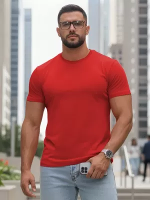 Tricou pentru bărbați DSTREET RX5689 ROŞU