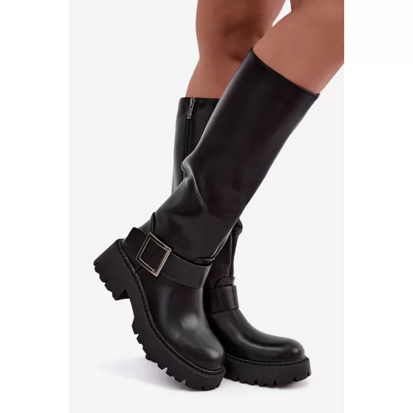  Cizme de dama BOTO C-387 NEGRU 