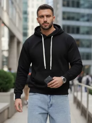 Hanorac pentru bărbați DSTREET BX5952 NEGRU