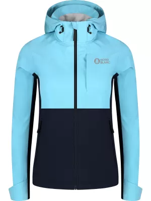 Jachetă softshell pentru femei NORDBLANC BLINK NBSSL8320 ALBASTRU DESCHIS