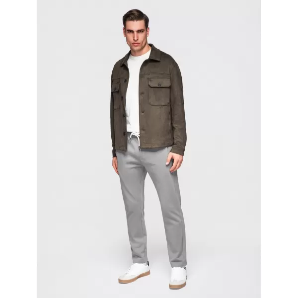  Pantaloni de trening pentru bărbați OMBRE OM-PABS-0304 GRI 