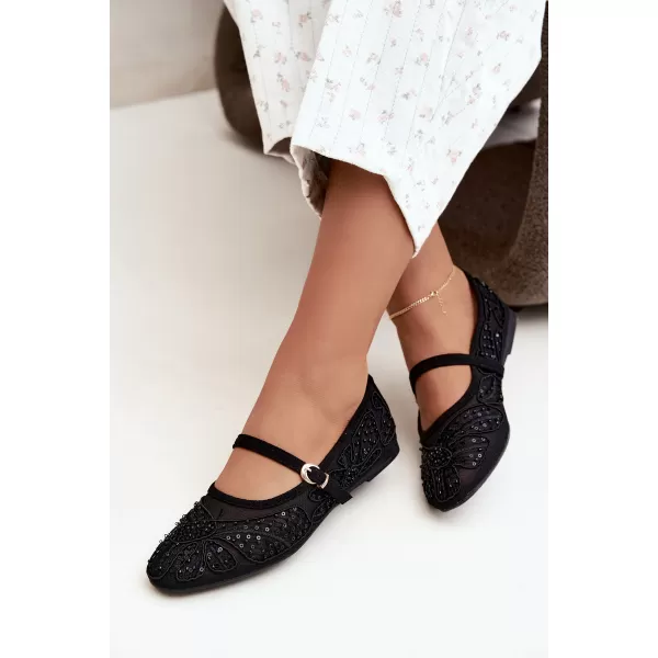  Balerini de dama BOTO CH951 NEGRU 