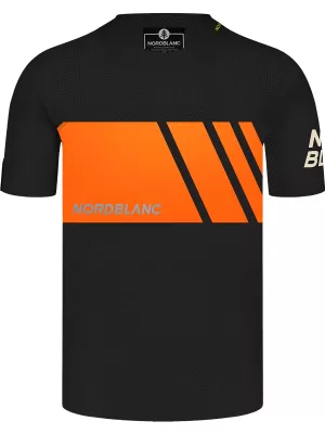 Tricou funcțional pentru ciclism pentru bărbați NORDBLANC MUD NBSMF8083 PORTOCALE