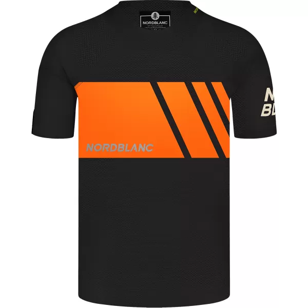 Tricou funcțional pentru ciclism pentru bărbați NORDBLANC MUD NBSMF8083 PORTOCALE 