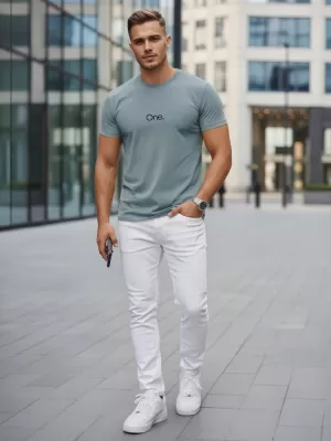 Tricou pentru bărbați DSTREET NX5125R-SB ALBASTRU