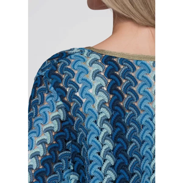  Cardigan de damă OMBRE OW-UW-E0001 ALBASTRU 