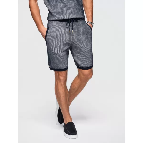  Pantaloni scurți pentru bărbați OMBRE OM-SRCS-0202 ALBASTRU MARIN 