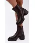 Botine de dama D&A CR62-3369 MARO ÎNCHIS