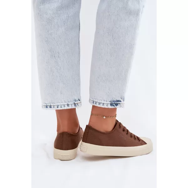  Adidași de damă BIG STAR SHOES TT274123 MARO/BEJ 