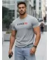 Tricou pentru bărbați DSTREET RX4744 GRI DESCHIS