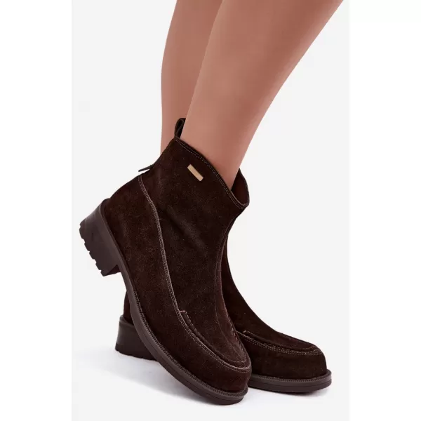  Botine de dama BIG STAR SHOES UU274602 UMBRE MARO/BEJ 